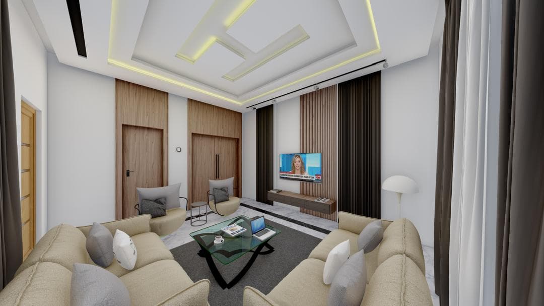 Asokoro Residence living room