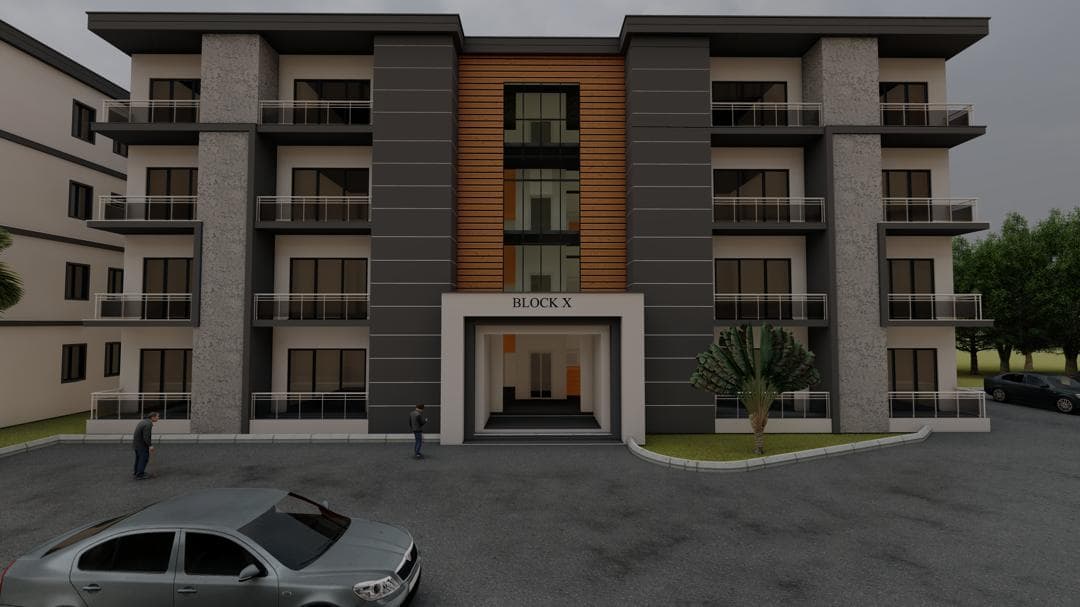 NAF Valley apartments front view render